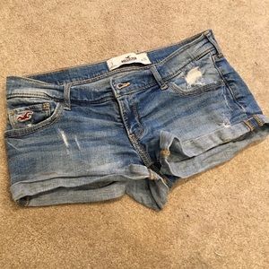 Denim Hollister shorts